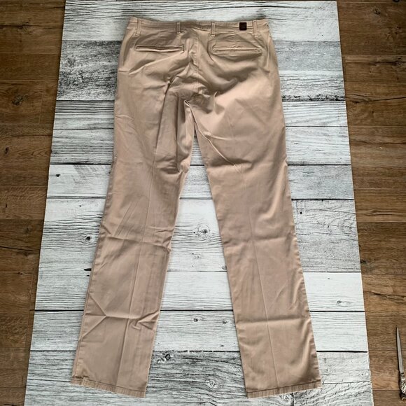 AG Adriano Goldschmied The Luxe Khaki Tailored Trouser Chino Pants - Picture 4 of 16